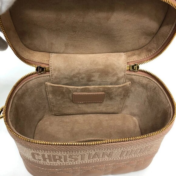 CHRISTIAN DIOR TRAVEL Small Bag Cannage Stitch 2WAY Shoulder Hand Bag Unused - Picture 13 of 16
